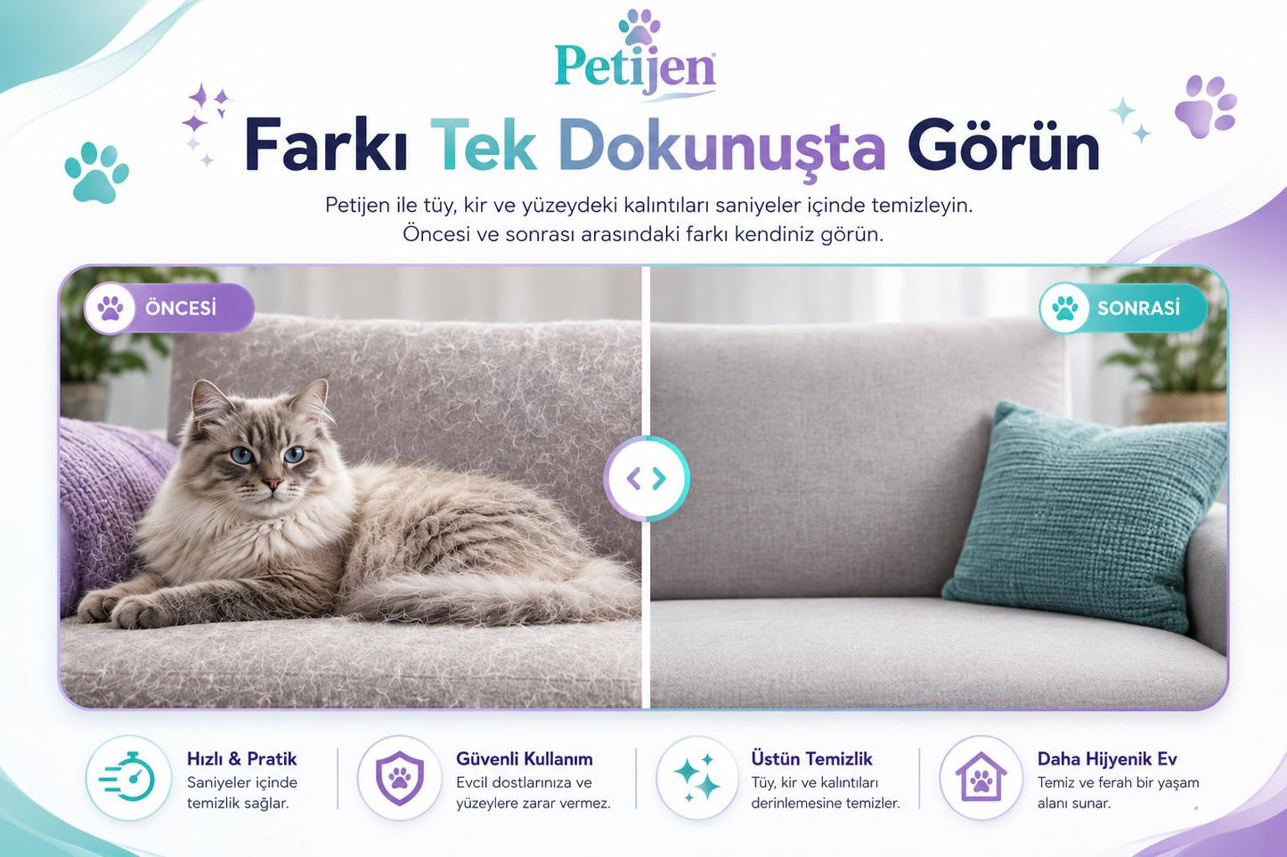 PETİJEN COK AMAÇLI ELEKTROSTATİK ELDİVEN.